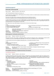 Fortbildungsprogramm der KV Thüringen für das 2. Quartal 2013 ...