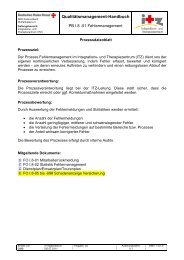 PB I.8 -01 Fehlermanagement - DRK-Kreisverband WolfenbÃ¼ttel