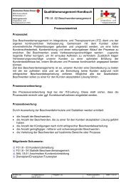 PB I.8 -02 Beschwerdemanagement - DRK-Kreisverband WolfenbÃ¼ttel