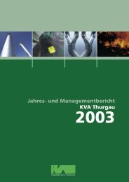 Ausgabe 2003 - beim Verband KVA Thurgau