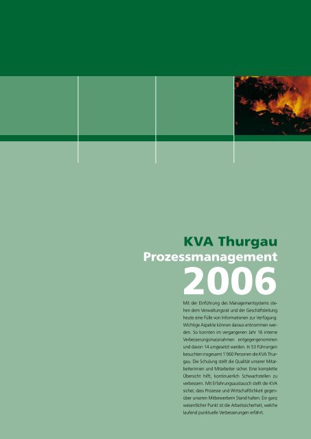 Ausgabe 2006 - beim Verband KVA Thurgau