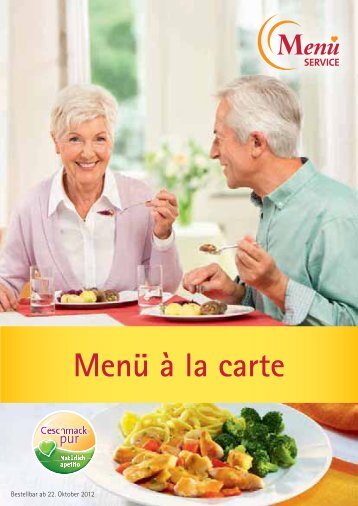 MenÃ¼ Ã  la carte - Apetito