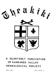 2 - Kankakee Valley Genealogical Society