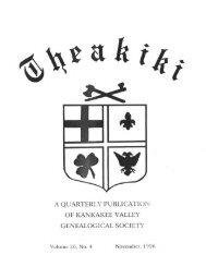 4 - Kankakee Valley Genealogical Society