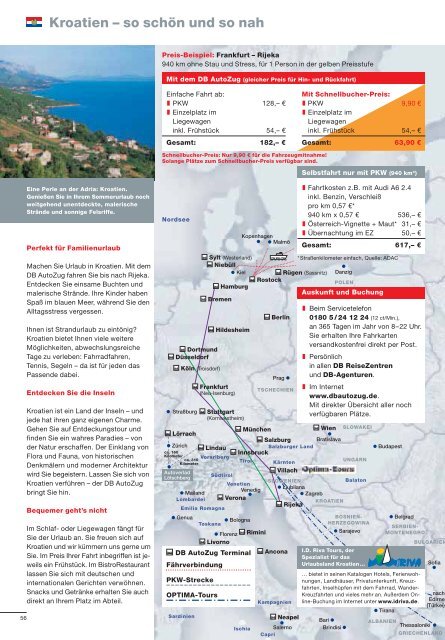 Mit Auto und Zug durch Europa - DB Autozug