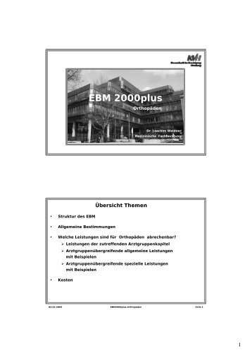 EBM 2000plus - KVHH