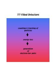 Gas Filled Detectors - KVI