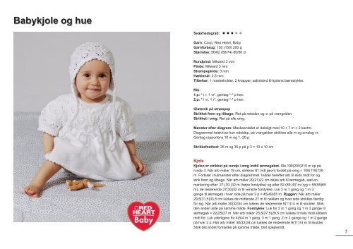 Babykjole og hue - Kvickly