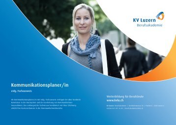 Kommunikationsplaner/in - KV Luzern