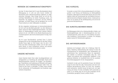 Kommunikationsplaner/in - KV Luzern