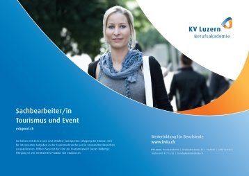 Sachbearbeiter/in Tourismus und Event - KV Luzern