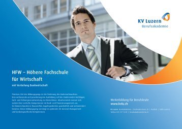 HFW â HÃ¶here Fachschule fÃ¼r Wirtschaft - KV Luzern