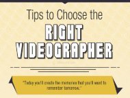 Tips to Choose the Right Videographer – An Infographic