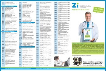 PÃ¤diatrie-Thesaurus ICD-10-GM Version 2012