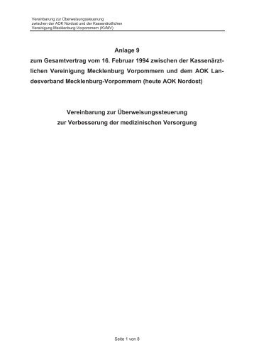584 kB - KassenÃ¤rztliche Vereinigung Mecklenburg-Vorpommern