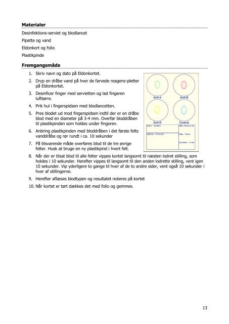 Laboratoriekursus Biologi C-niveau - KVUC