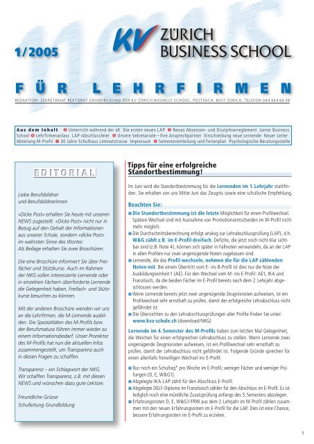 News Lehrfirmen 1-05.pdf - Grundbildung