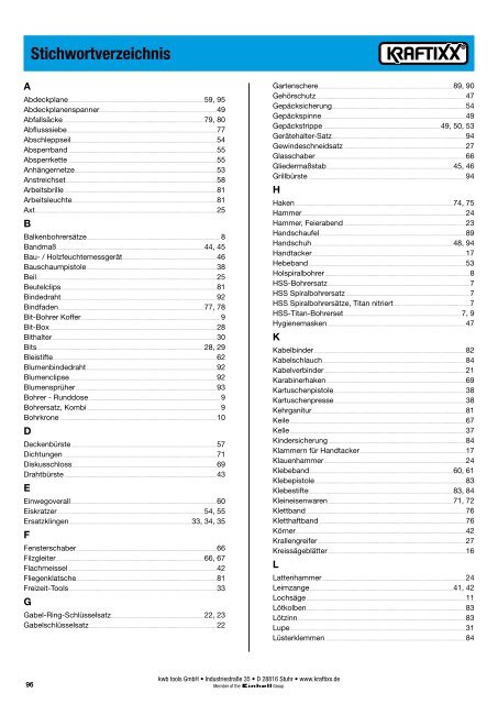 Promotion Articles Aktionsartikel Offre spÃ©ciale Actieartikelen - kwb