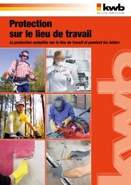 Protection sur le lieu de travail - kwb