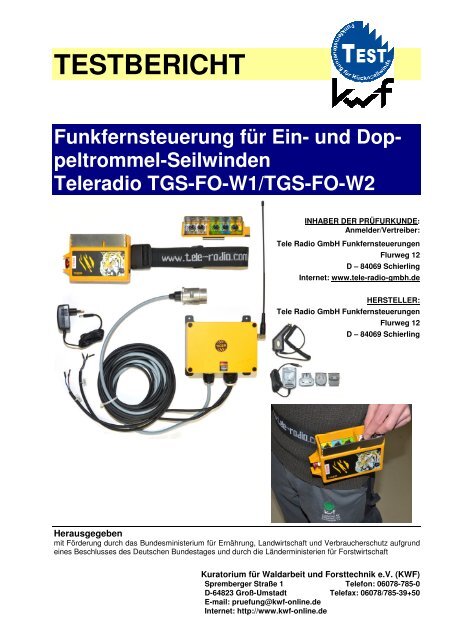 TESTBERICHT Funkfernsteuerung fÃ¼r Ein