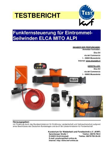 Funkfernsteuerung ELCA MITO ALPI