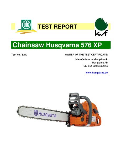 Chainsaw Husqvarna 576 XP