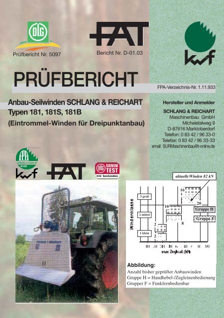 Anbau-Seilwinden SCHLANG & REICHART