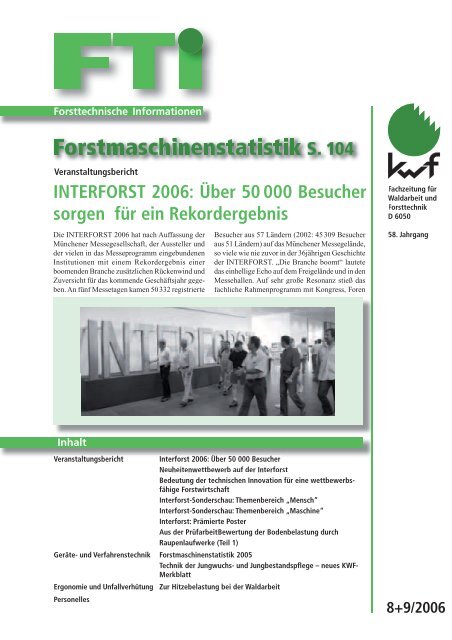 Innovation durch Forschung - Kwf