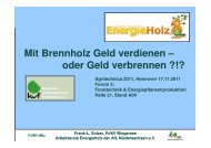 Mit Brennholz Geld verdienen â oder Geld verbrennen ?!? - Kwf