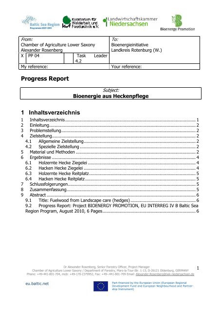 Bioenergie aus Heckenpflege - Kwf