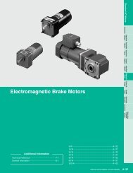 Electromagnetic Brake Motors