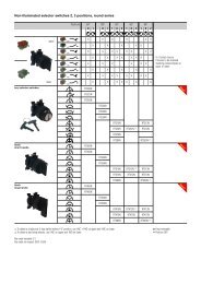 Non-illuminated selector switches 2, 3 positions ... - kwongshun.com