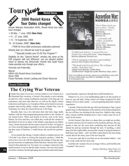 Jan/Feb 2009 - Korean War Veterans Association