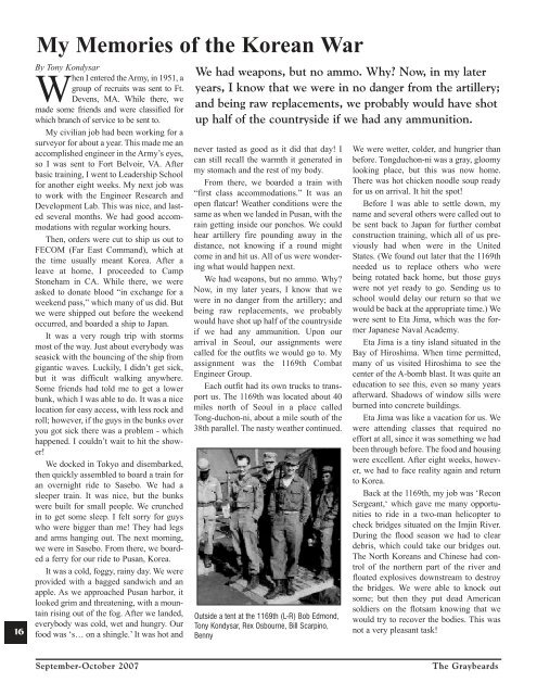 The Complete Issue - Korean War Veterans Association