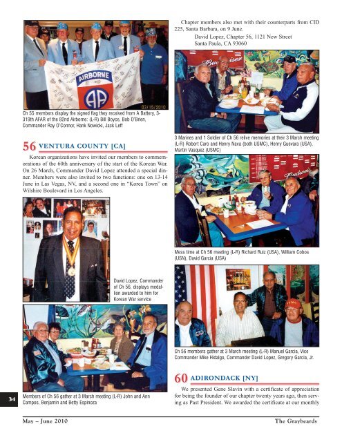 May - Korean War Veterans Association