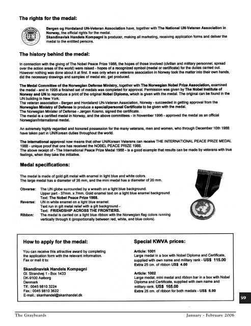 Jan/Feb 2006 - Korean War Veterans Association