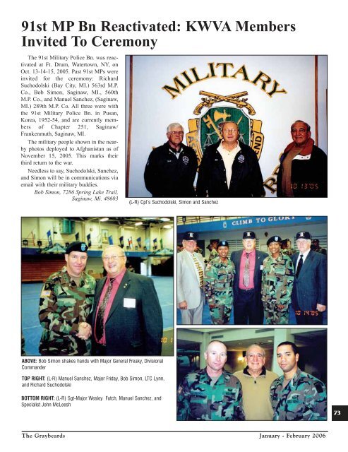 Jan/Feb 2006 - Korean War Veterans Association