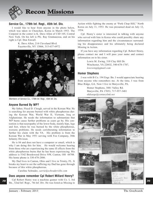 Jan/Feb 2013 - Korean War Veterans Association