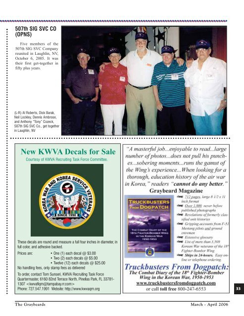 Vote! Vote! Vote! - Korean War Veterans Association