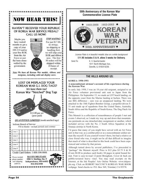 The Graybeards - KWVA - Korean War Veterans Association