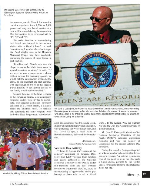 Jan/Feb 2010 - Korean War Veterans Association