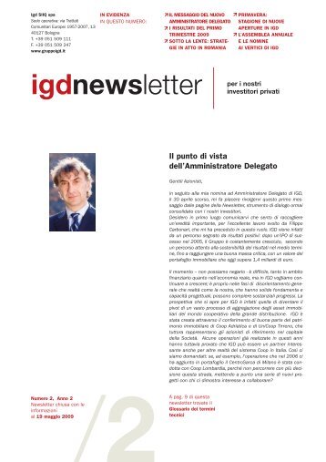 Newsletter 2/2009 - IGD SiiQ