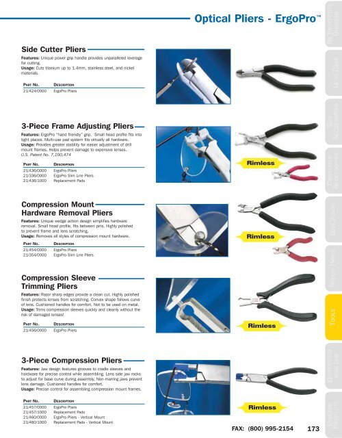 Optical Pliers ErgoPro