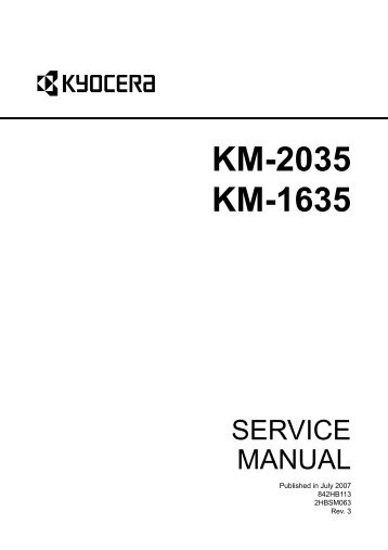 KM-2035 KM-1635 - kyocera