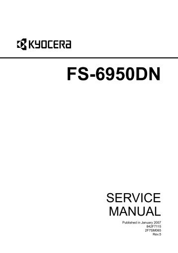 FS-6950DN Service Manual - kyocera