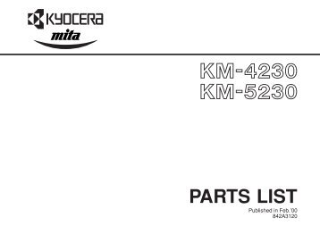 PARTS LIST - kyocera