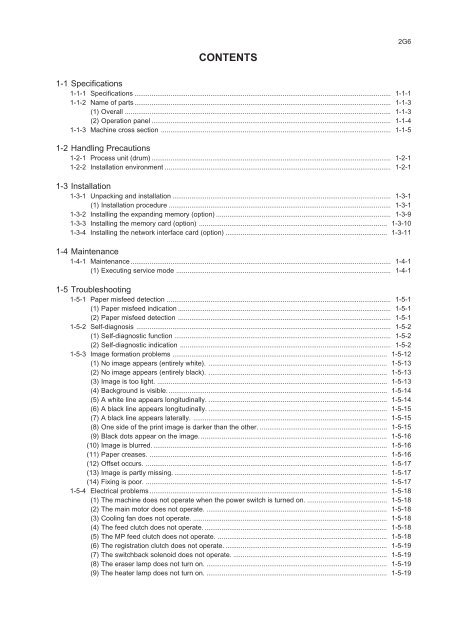 FS-1030D Service Manual - kyocera