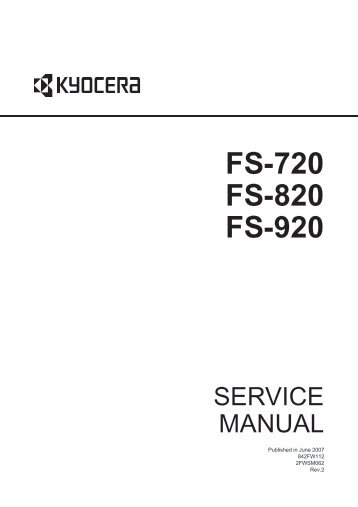 FS-720/820/920 Service Manual - kyocera