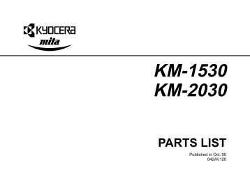 KM-1530 KM-2030 - kyocera