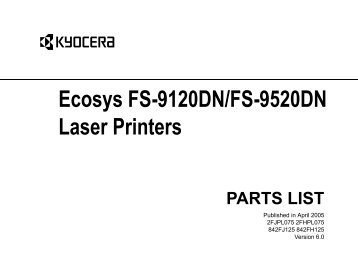 Ecosys FS-9120DN/FS-9520DN Laser Printers - kyocera